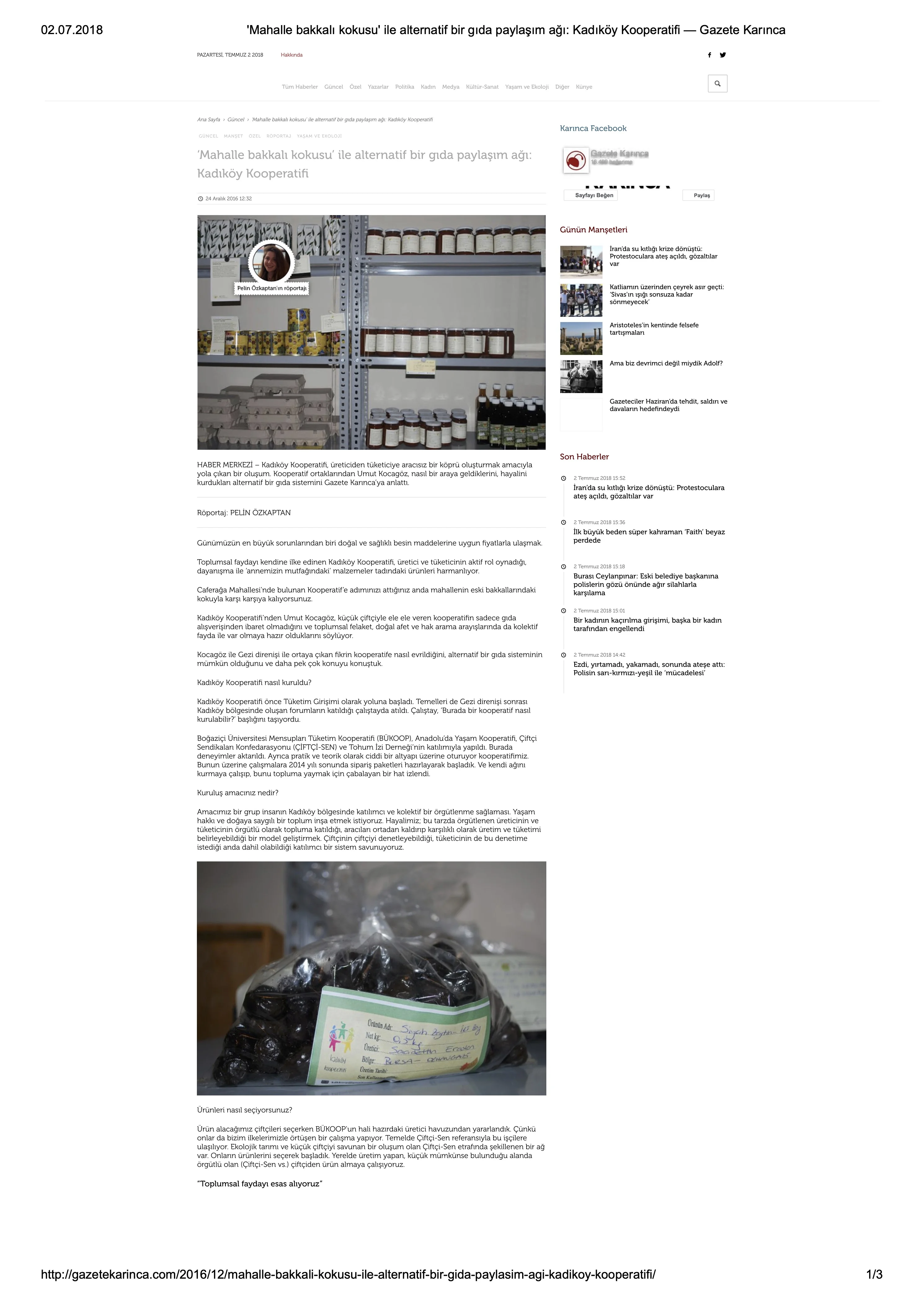 Gazete Karınca - Sayfa 1